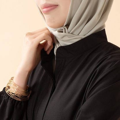 A-Line Trench Shirt Maxi Abaya Dress with Pockets (MA422) - A-1 Thread Vault