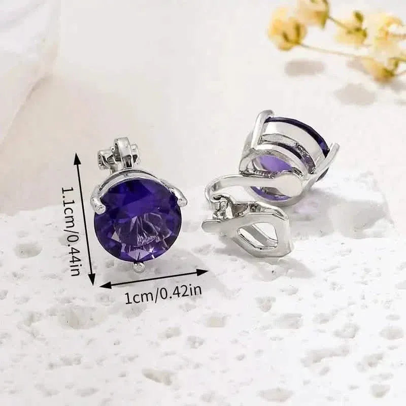 A Pair Of Unique And Stylish Zirconia Clip-on Earrings For Ladies - A-1 Thread Vault