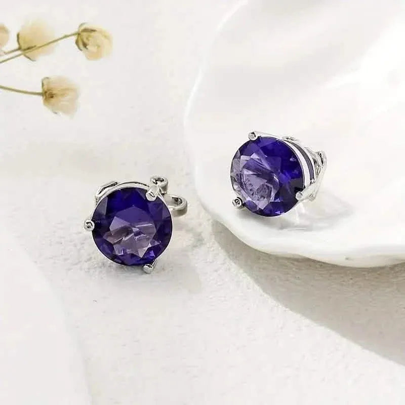 A Pair Of Unique And Stylish Zirconia Clip-on Earrings For Ladies - A-1 Thread Vault