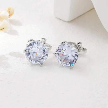 A Pair Of Unique And Stylish Zirconia Clip-on Earrings For Ladies - A-1 Thread Vault