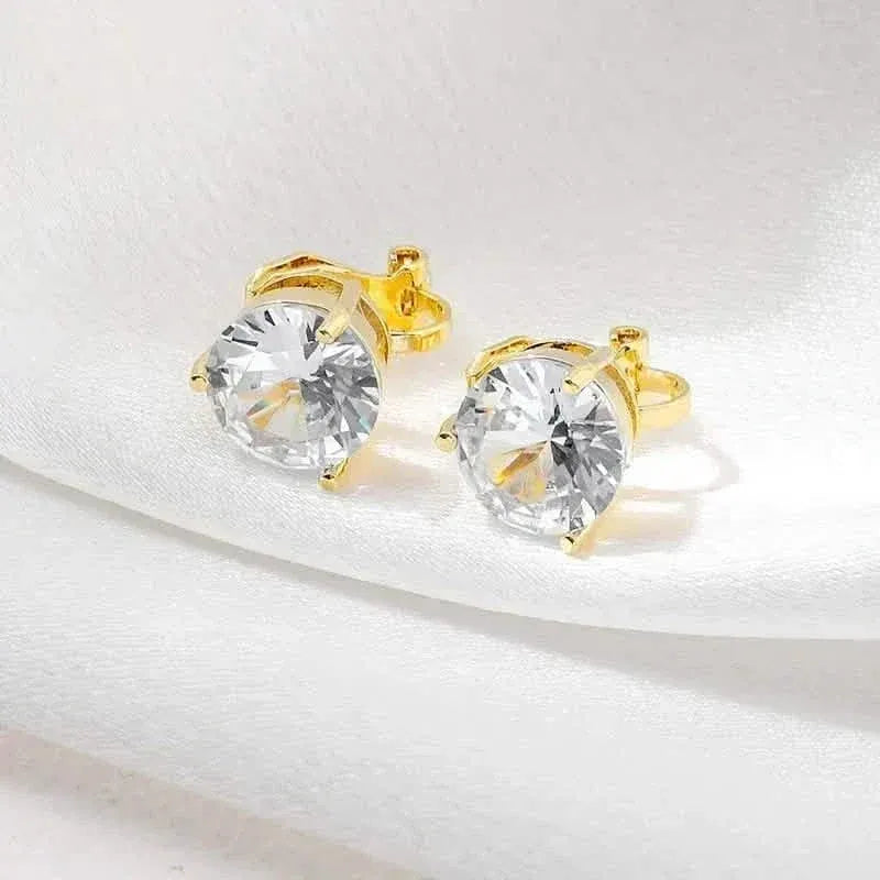 A Pair Of Unique And Stylish Zirconia Clip-on Earrings For Ladies - A-1 Thread Vault