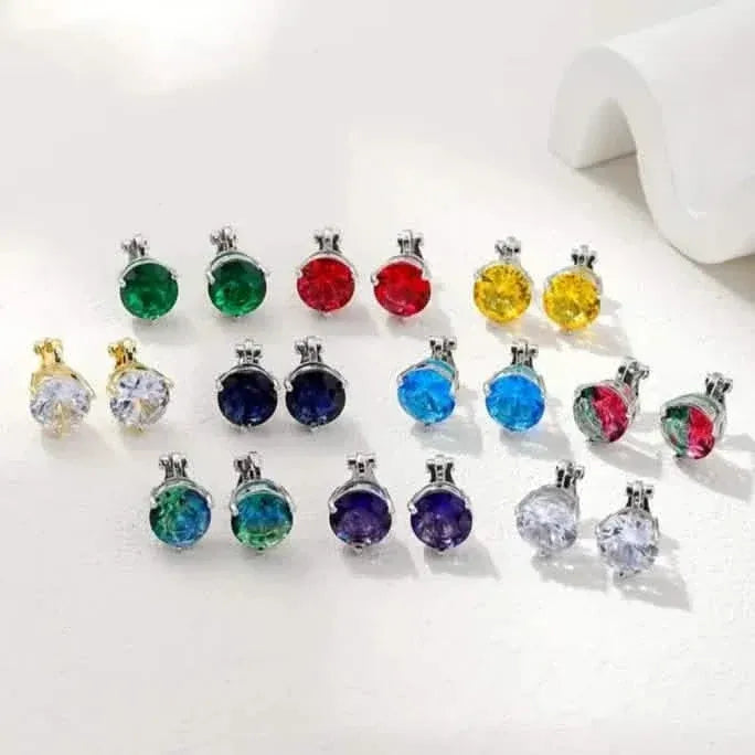 A Pair Of Unique And Stylish Zirconia Clip-on Earrings For Ladies - A-1 Thread Vault