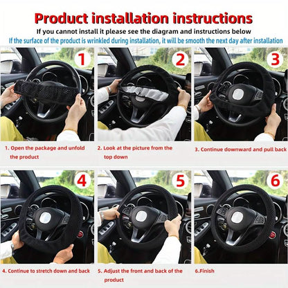 Breathable Comfortable Non-slip Mesh Steering Wheel Cover - A-1 Thread Vault