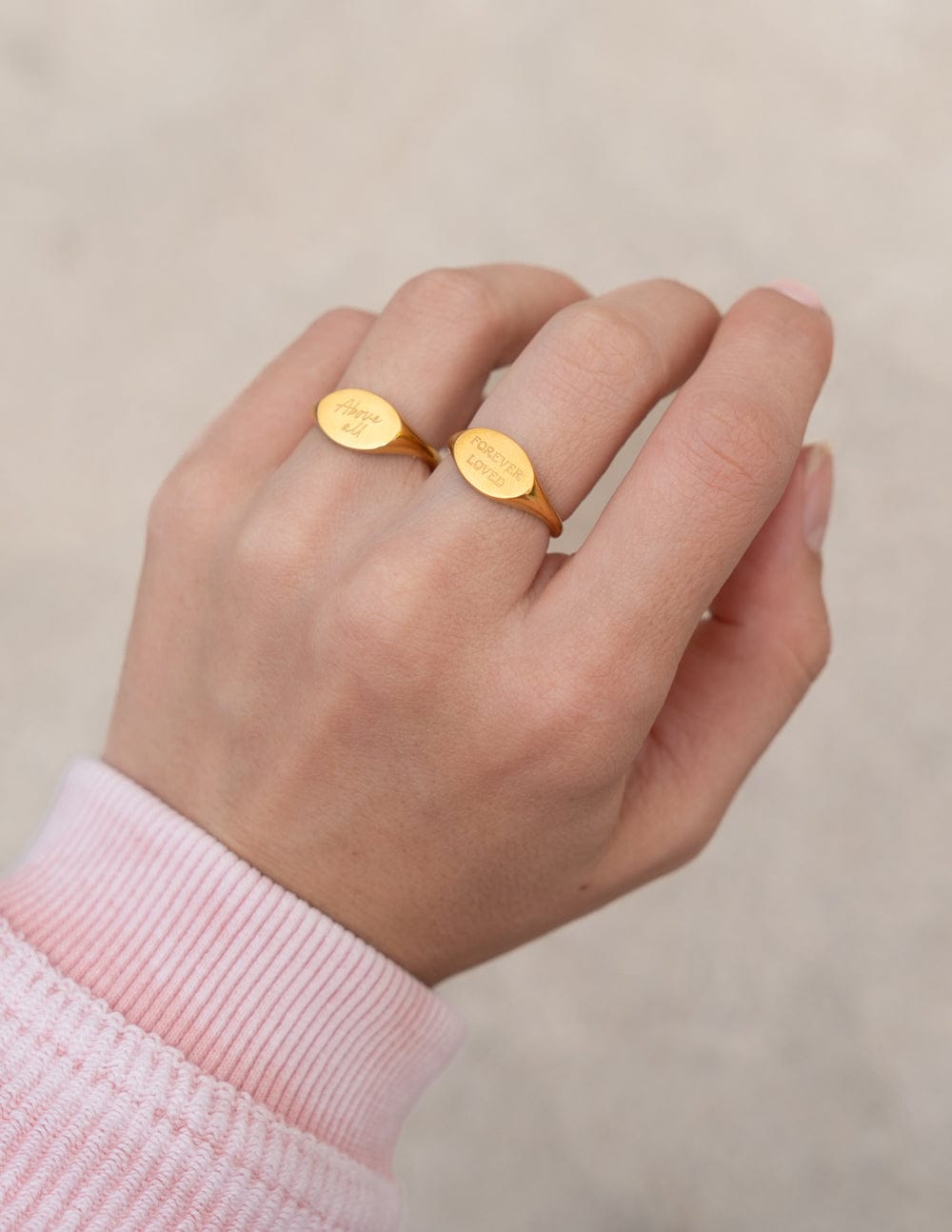 Above All Oval Signet Ring - A-1 Thread Vault