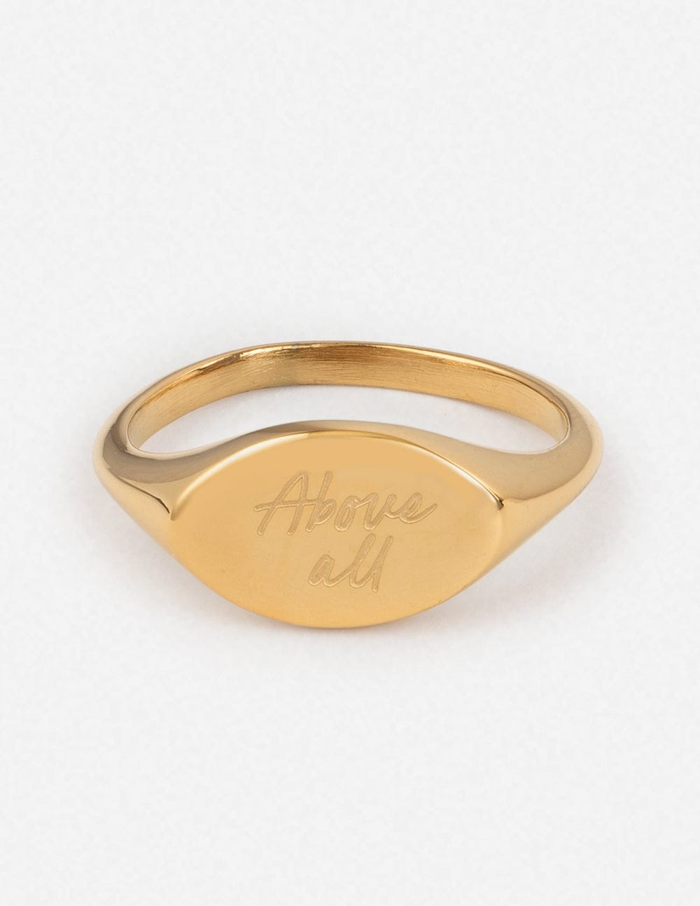 Above All Oval Signet Ring - A-1 Thread Vault