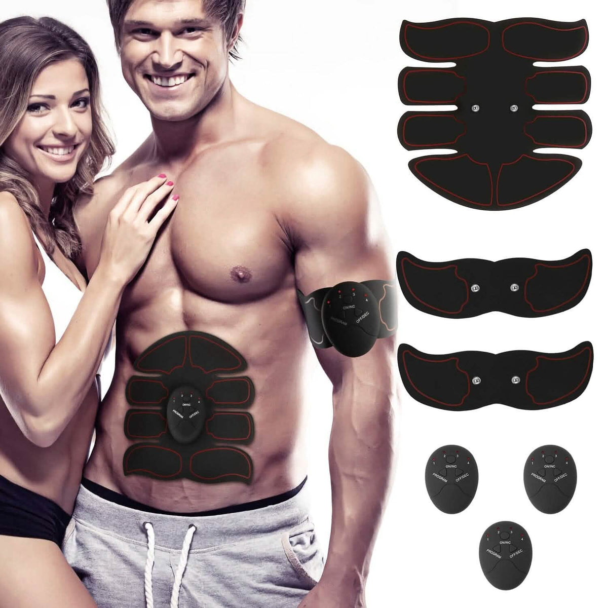 Abs Stimulator Muscle Toner EMS with 6 Modes - A-1 Thread Vault