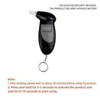 Accurate Personal Breath Alcohol Tester - Instant Blood Alcohol Content Measurement with High-Precision Sensors and LED Display - A-1 Thread Vault