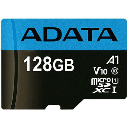 ADATA Memory Card 128GB Class 10 MicroSD with Adapter for Smartphones/Tablets (Refurbished) - A-1 Thread Vault