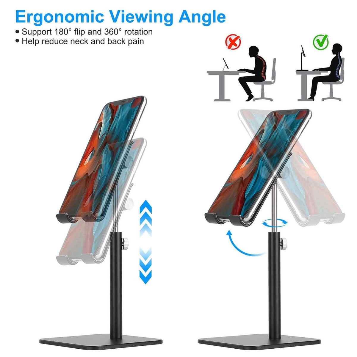 Adjustable Cellphone Tablet Stand - A-1 Thread Vault