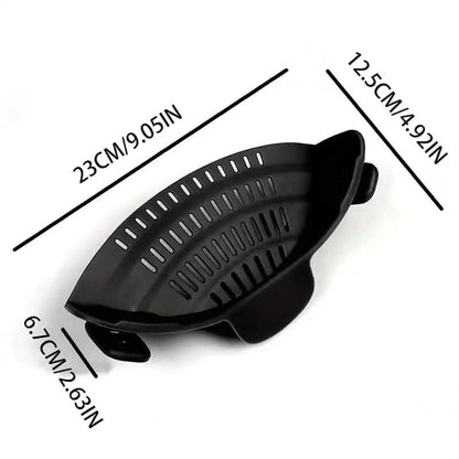 Adjustable Clip-On Strainer for Pots and Pans - A-1 Thread Vault