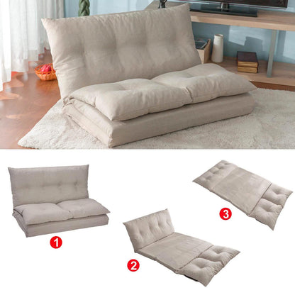 Adjustable Fabric Folding Chaise Lounge Sofa Floor Couch and Sofa - A-1 Thread Vault