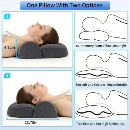 Adjustable Memory Foam Neck Pillow for Shoulder and Cervical Relax - A-1 Thread Vault