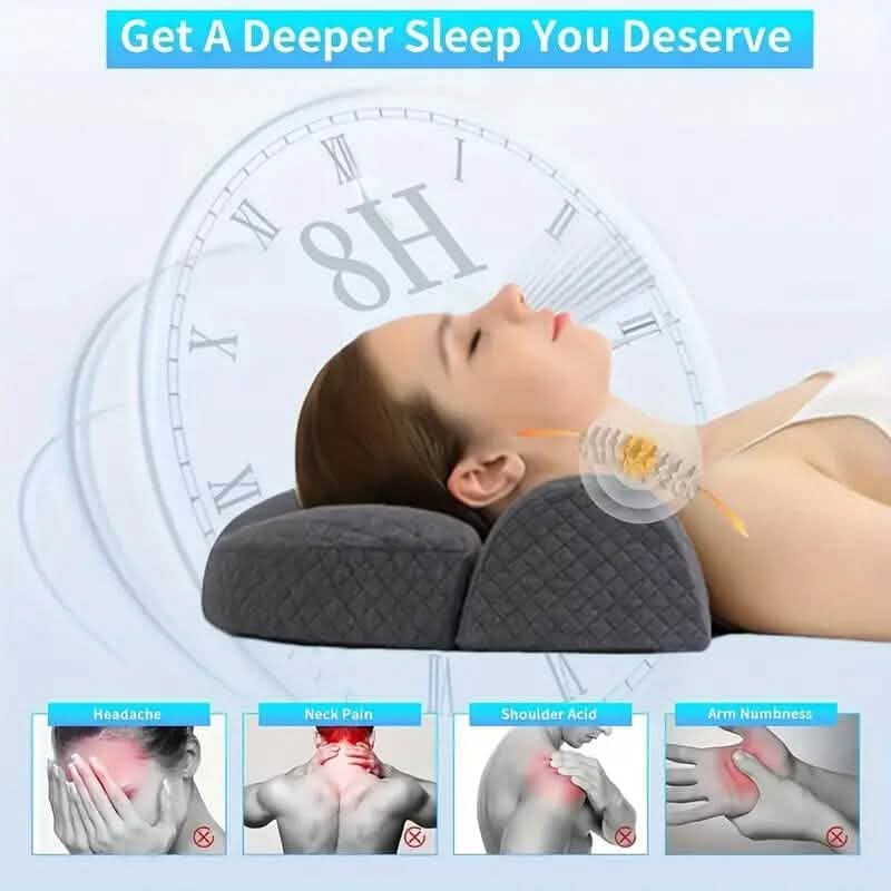 Adjustable Memory Foam Neck Pillow for Shoulder and Cervical Relax - A-1 Thread Vault