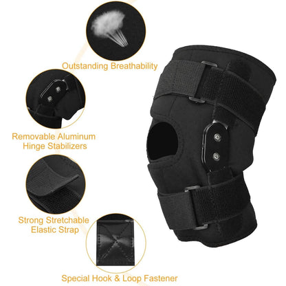 Adjustable Open Patella Compression Knee Brace - A-1 Thread Vault
