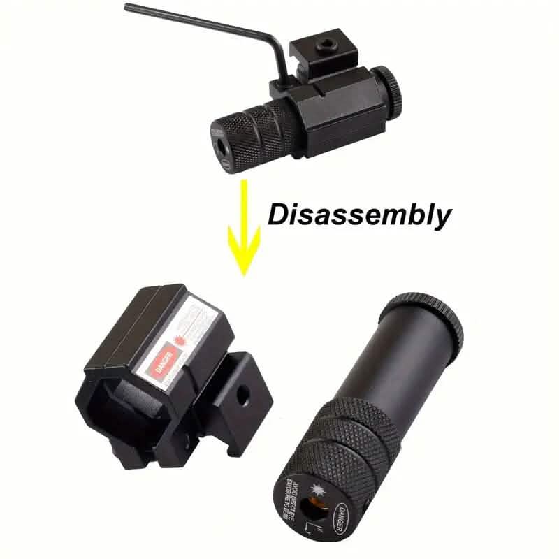 Adjustable Red Dot Beam Laser Sight Gun for Hunting - A-1 Thread Vault