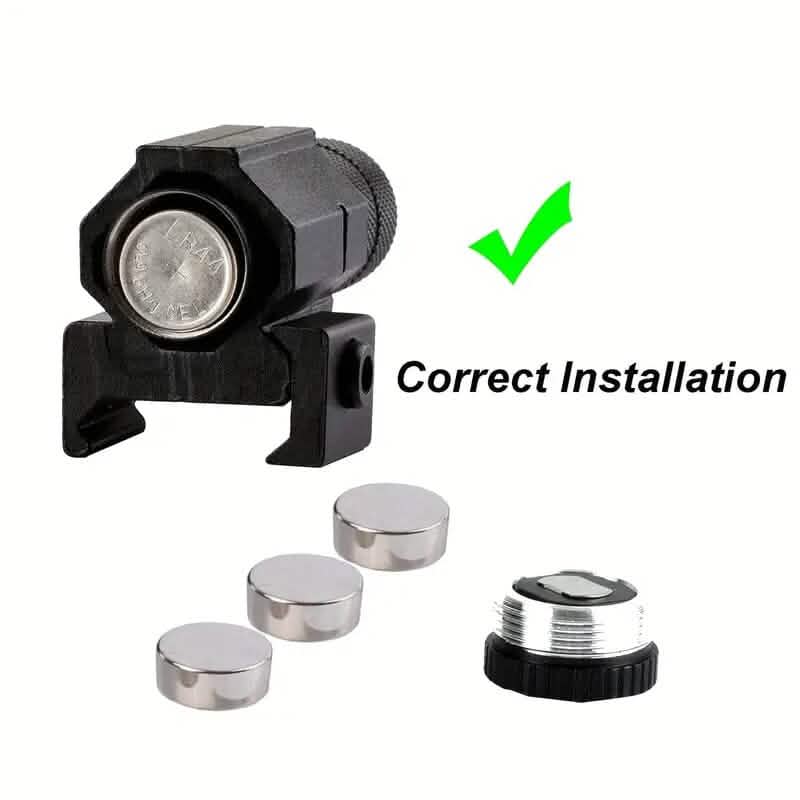 Adjustable Red Dot Beam Laser Sight Gun for Hunting - A-1 Thread Vault