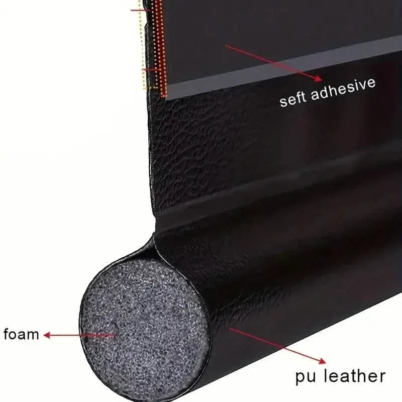 Adjustable Self-Adhesive Sound-Proof Door Bottom Seal Strip - A-1 Thread Vault