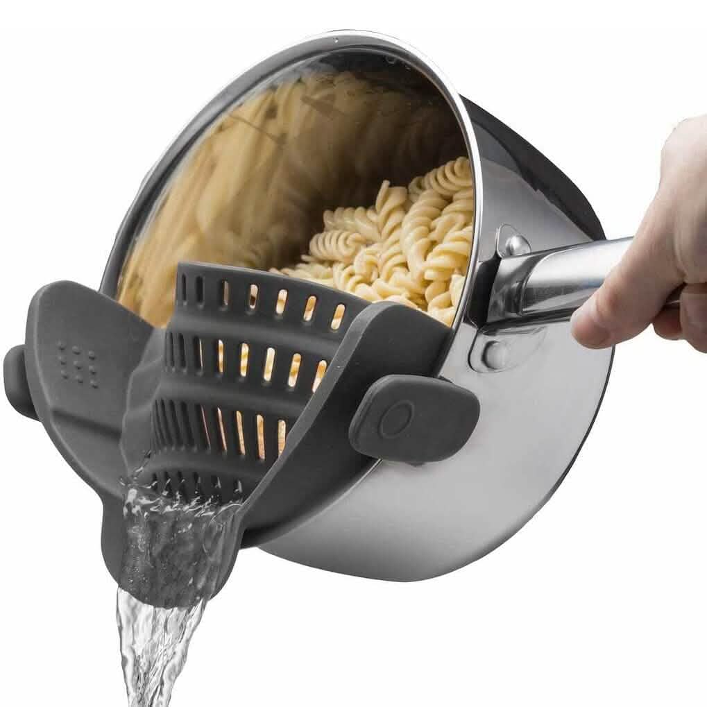 Adjustable Silicone Pot Strainer and Pasta Strainer - A-1 Thread Vault