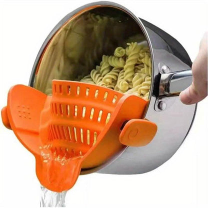 Adjustable Silicone Pot Strainer and Pasta Strainer - A-1 Thread Vault