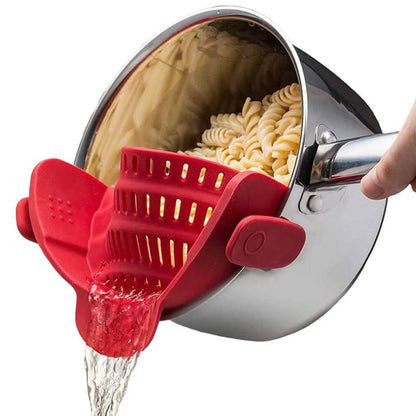 Adjustable Silicone Pot Strainer and Pasta Strainer - A-1 Thread Vault