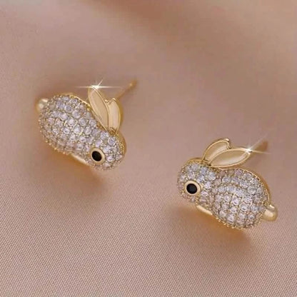 Adorable Rabbit-shaped Earrings - A-1 Thread Vault