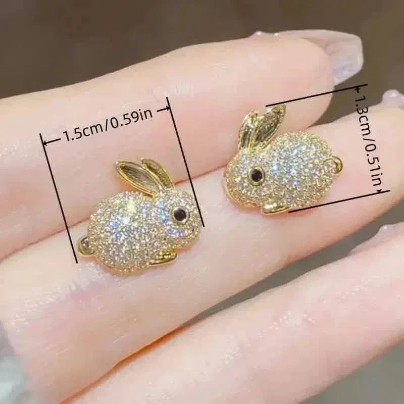 Adorable Rabbit-shaped Earrings - A-1 Thread Vault