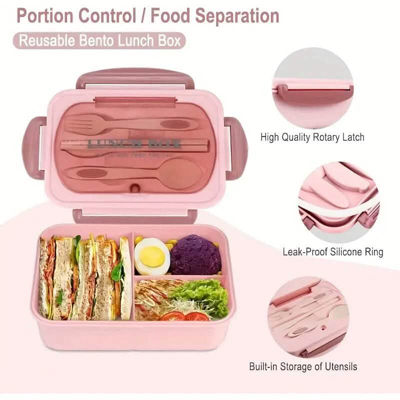 Adult Leak Proof Lunch Box with Tableware - A-1 Thread Vault
