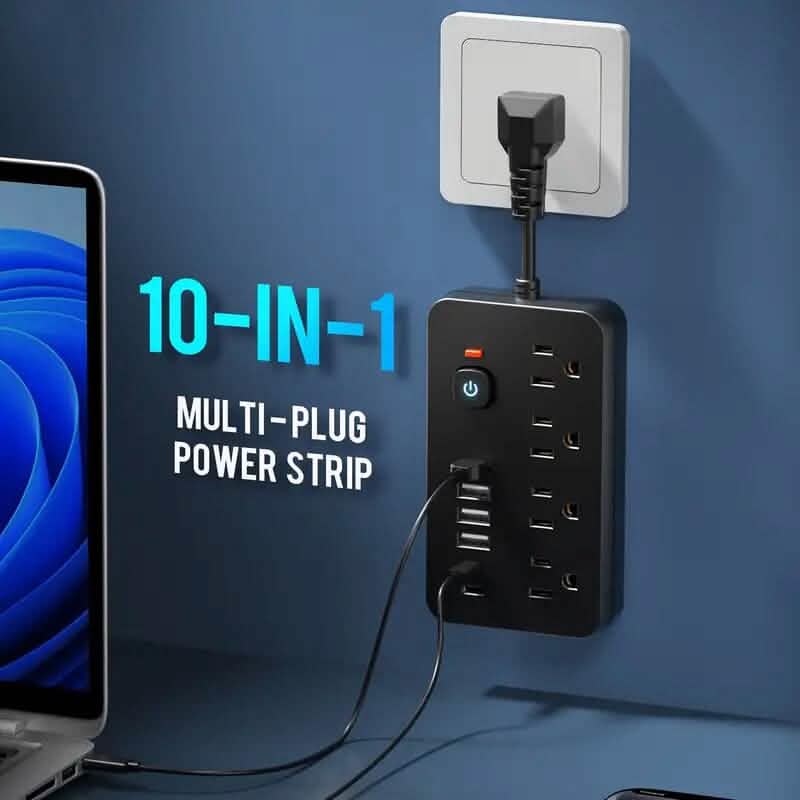 Advanced 10-in-1 Multi-Plug Power Strip - A-1 Thread Vault