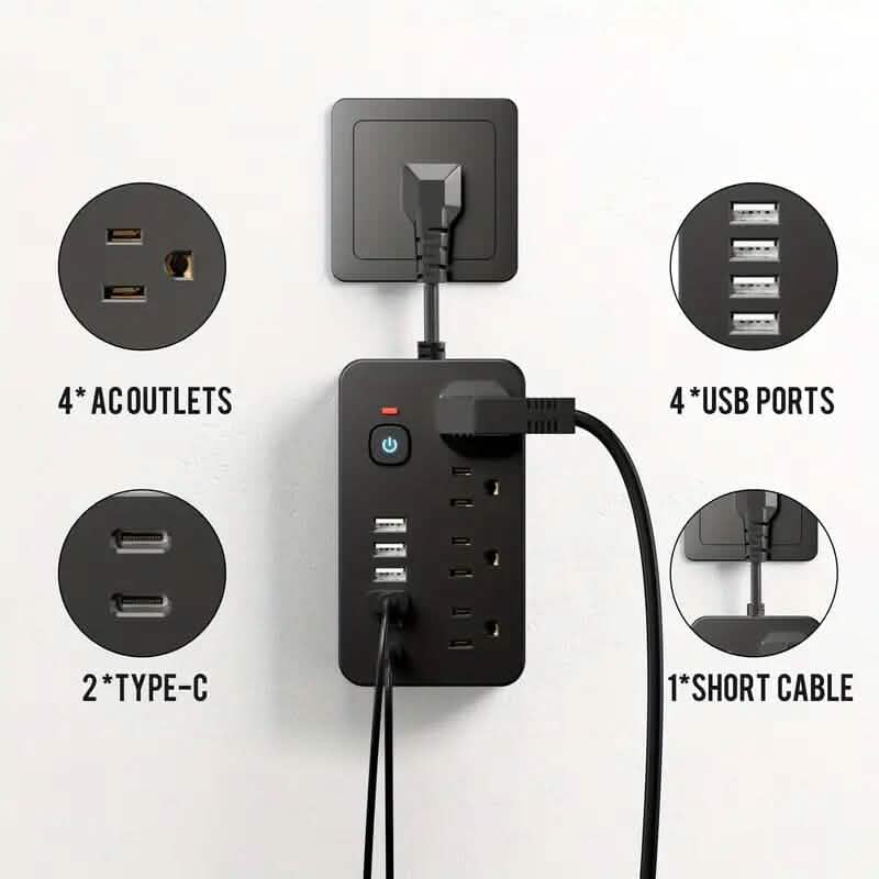Advanced 10-in-1 Multi-Plug Power Strip - A-1 Thread Vault