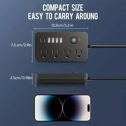 Advanced 10-in-1 Multi-Plug Power Strip - A-1 Thread Vault