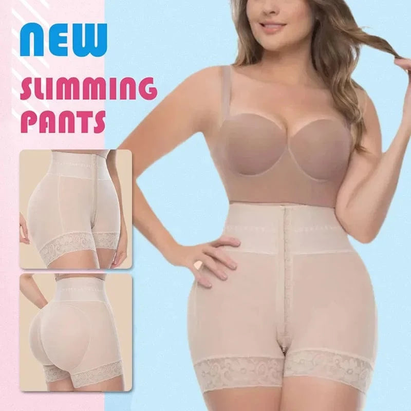 AfruliA Butt Lifter Tummy Control Panties Fajas Colombianas BBL Shorts Hip Enhancer Flat Belly Sheath Waist Trainer Body Shapers - A-1 Thread Vault