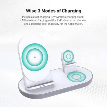 Aircore 3-in-1 Wireless Charging Station Stand - A-1 Thread Vault