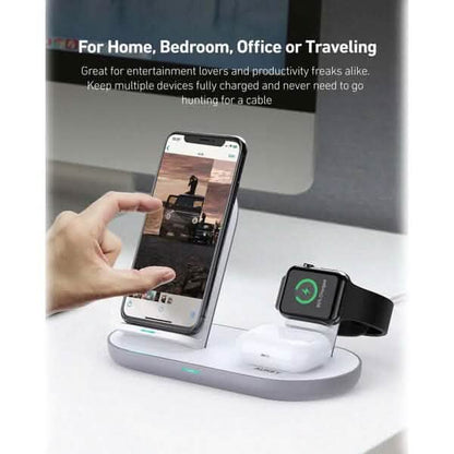 Aircore 3-in-1 Wireless Charging Station Stand - A-1 Thread Vault