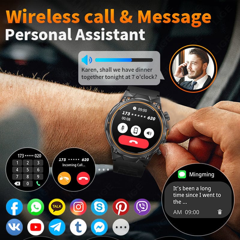 AK81 Cross-Border Smart Watch 1.46 Inches - A-1 Thread Vault