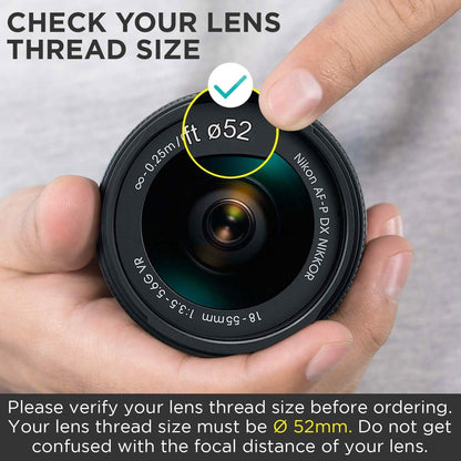 Altura Photo 52MM 0.35x HD Fisheye Nikon Wide Angle Lens (w/Macro Portion) (Refurbished) - A-1 Thread Vault
