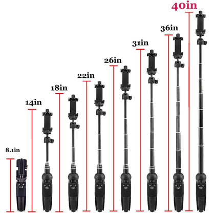 Aluminum Alloy Selfie Stick Phone Tripod - A-1 Thread Vault