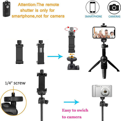 Aluminum Alloy Selfie Stick Phone Tripod - A-1 Thread Vault