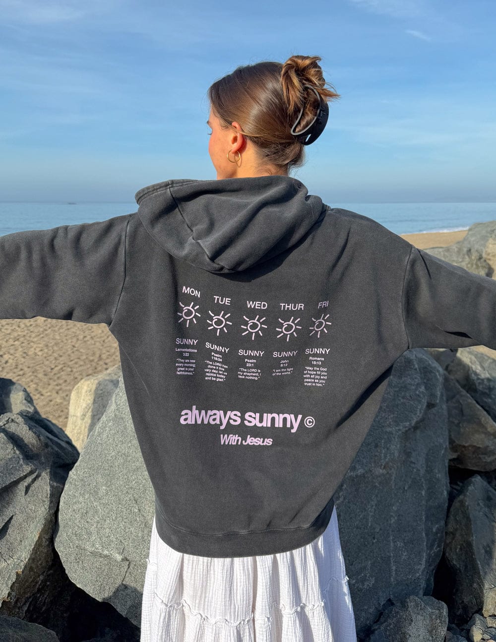 Always Sunny With Jesus Unisex Hoodie - A-1 Thread Vault