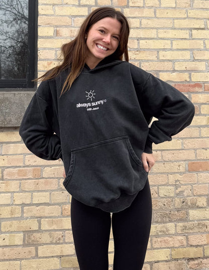 Always Sunny With Jesus Unisex Hoodie - A-1 Thread Vault