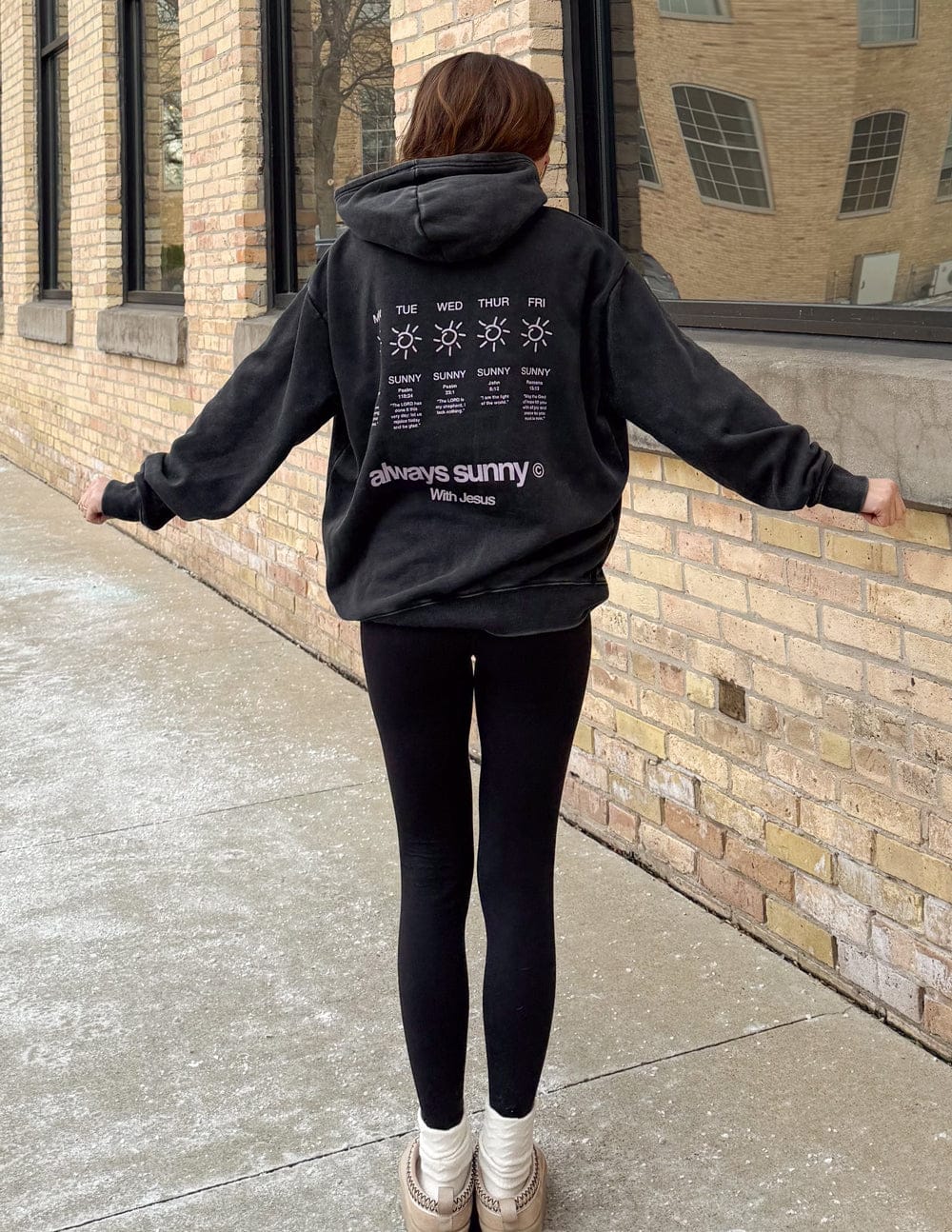 Always Sunny With Jesus Unisex Hoodie - A-1 Thread Vault
