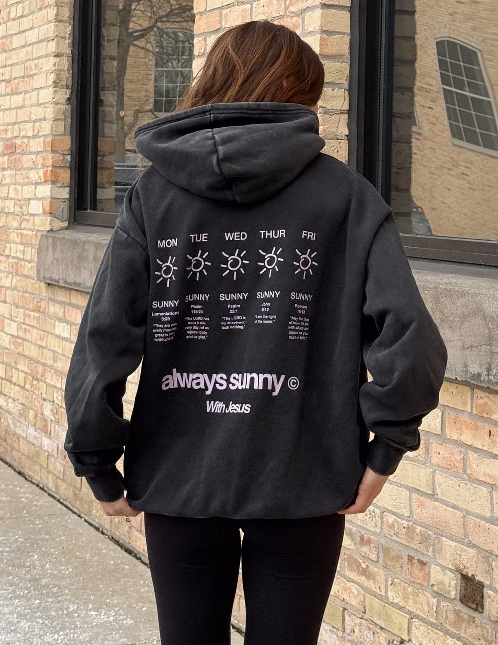 Always Sunny With Jesus Unisex Hoodie - A-1 Thread Vault