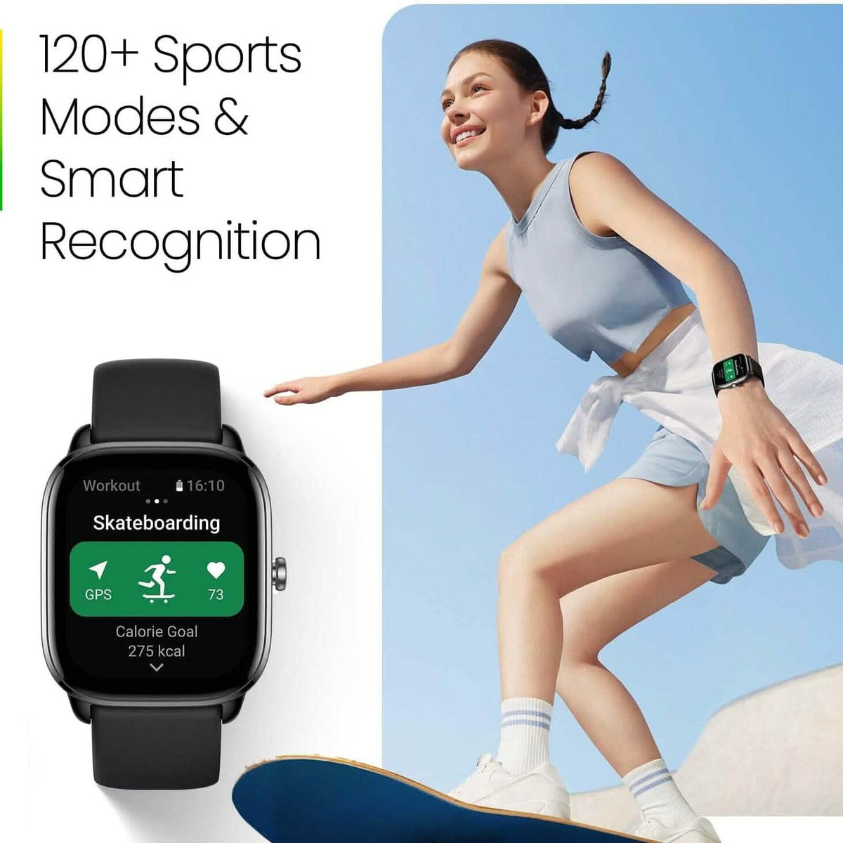 Amazfit GTS 4 Mini Smart Watch (Refurbished) - A-1 Thread Vault