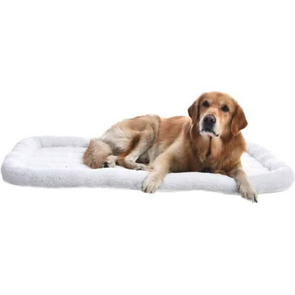 Amazon Basics Faux Sherpa Padded Bolster Pet Bed - A-1 Thread Vault