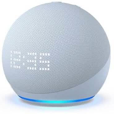 Amazon Echo Dot (5th Gen) with Clock (Refurbished) - A-1 Thread Vault