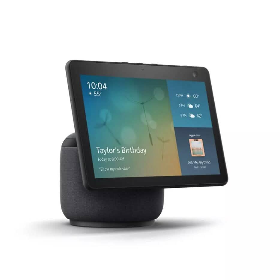 Amazon Echo Show 10 3rd Gen HD Smart Display with Alexa - Charcoal (Refurbished) - A-1 Thread Vault