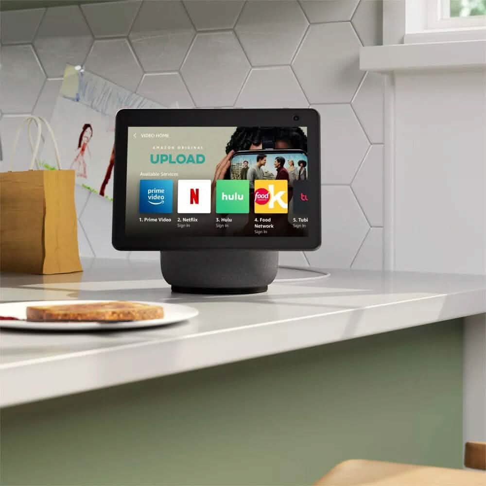 Amazon Echo Show 10 3rd Gen HD Smart Display with Alexa - Charcoal (Refurbished) - A-1 Thread Vault