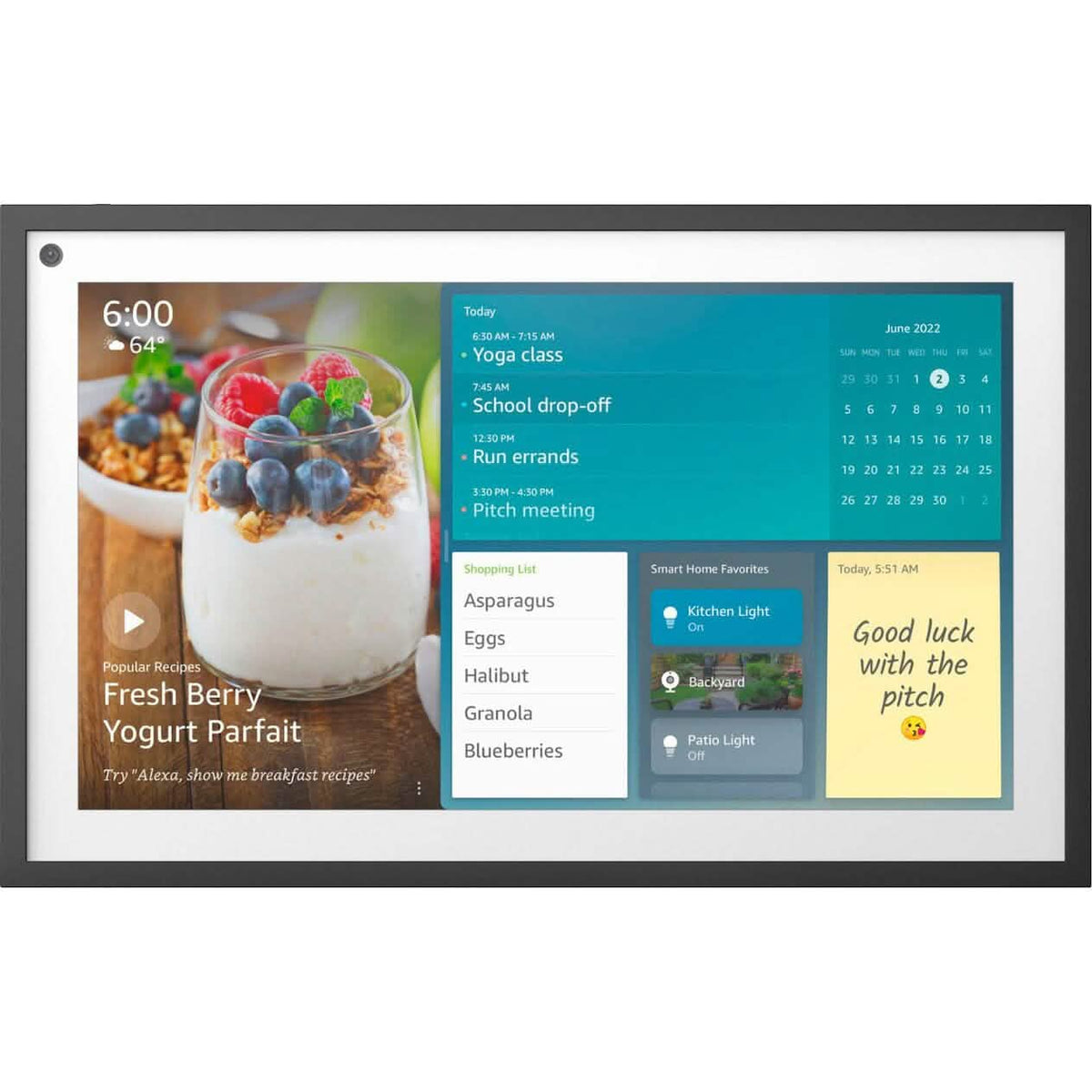Amazon Echo Show 15 15.6 inch Smart Display with Alexa and Fire TV (Refurbished) - A-1 Thread Vault