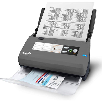 Ambir ImageScan Pro 820ix 20ppm High-Speed ADF Scanner for Windows PC and Mac - A-1 Thread Vault