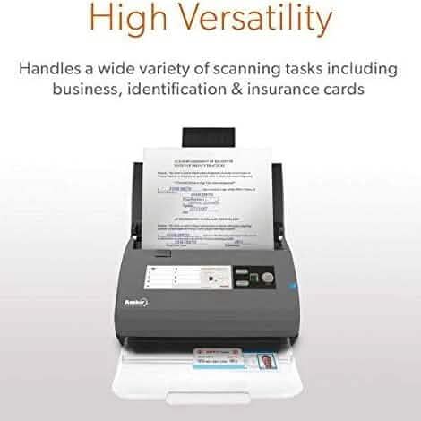 Ambir ImageScan Pro 820ix 20ppm High-Speed ADF Scanner for Windows PC and Mac - A-1 Thread Vault