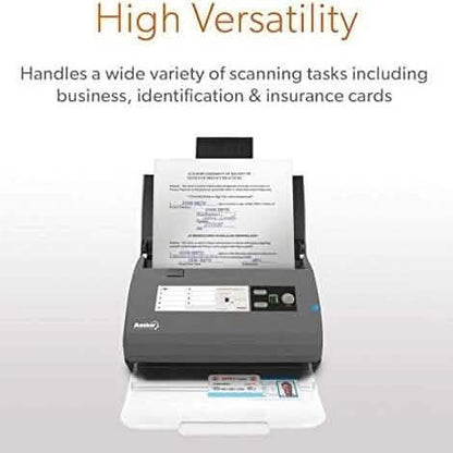 Ambir ImageScan Pro 820ix 20ppm High-Speed ADF Scanner for Windows PC and Mac - A-1 Thread Vault